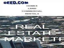 Tablet Screenshot of deed.com